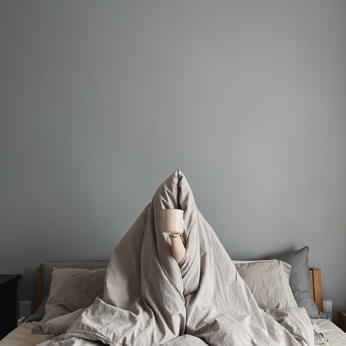 Retrato de una persona en un momento de calma, relacionado con insomnio